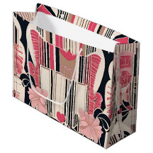 Papier d'enveloppement Art Déco Amour