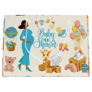 Grand Sac Cadeau Parti mère attendu