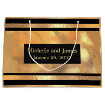 Parties scintillant en or noir monogramme personna