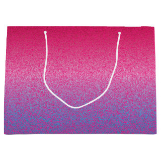 Grand Sac Cadeau Parties scintillant-Pink-Purple-GIFT BAG L