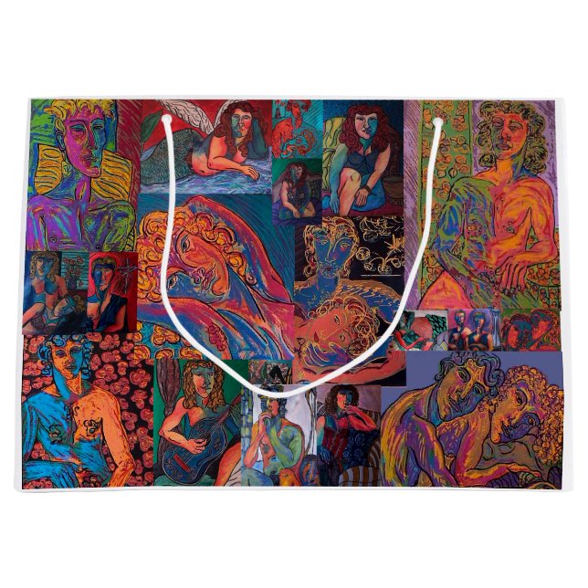 Grand Sac Cadeau Pas De Méchants Bits ! ! Fournitures de partie (Devant)