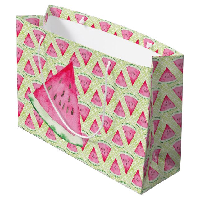 Grand Sac Cadeau Pastèque (Dos Angle)