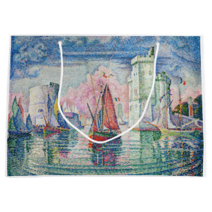Grand Sac Cadeau Paul Signac - Entrée du port de La Rochelle