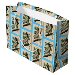 Grand Sac Cadeau Pélican Brown d'Audubon's Birds of America