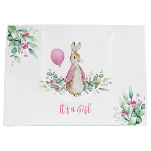 Grand Sac Cadeau Peter Rabbit C'est une fille