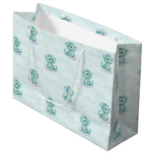Grand Sac Cadeau Petit Baby shower Dragon