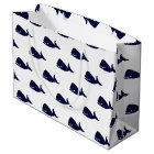Petit motif mignon de baleine de bleu marine sur