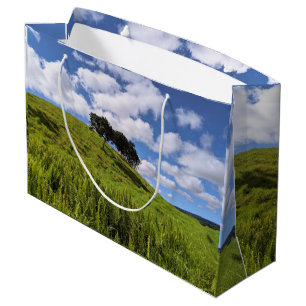 Grand Sac Cadeau Photo de paysage naturel hawaïen