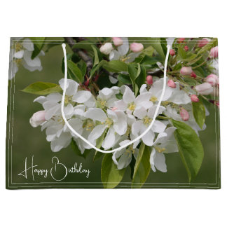 Grand Sac Cadeau Photo Floral Bloom