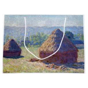 Grand Sac Cadeau Pile de blé (fin de l'été), Monet
