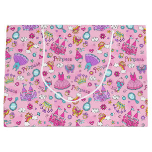 Grand Sac Cadeau Pink Fairytale Princess