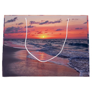 Grand Sac Cadeau Plage Tropical Bahamas Sunset Paradise Beach