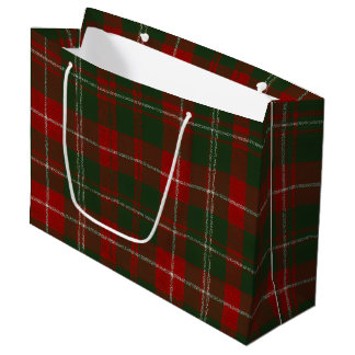 Grand Sac Cadeau Plaid de Noël Élégant