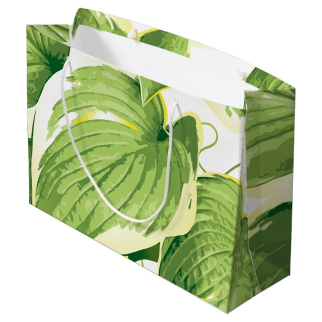 Grand Sac Cadeau Plante de ficus 2 (Dos Angle)