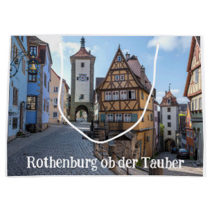 Grand Sac Cadeau Plönlein à Rothenburg ob der Tauber, Allemagne