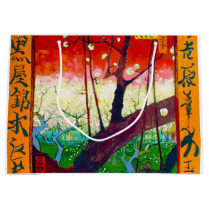 Grand Sac Cadeau Plum à fleurs (après Hiroshige), Van Gogh