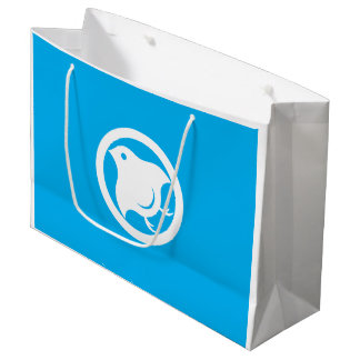 Grand Sac Cadeau Pluvier en cercle