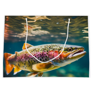 Grand Sac Cadeau poisson saumon