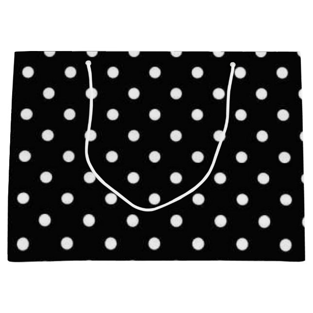 Grand Sac Cadeau Polka dot (Devant)