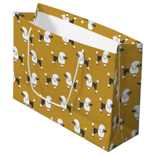 Grand Sac Cadeau Poodle
