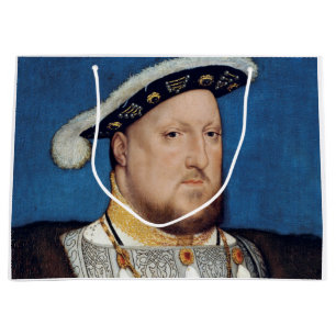 Grand Sac Cadeau Portrait de Henri VIII d'Angleterre, Holbein