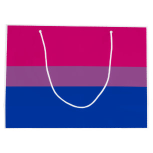 Grand Sac Cadeau Pride bisexuelle (Bi Drapeau)