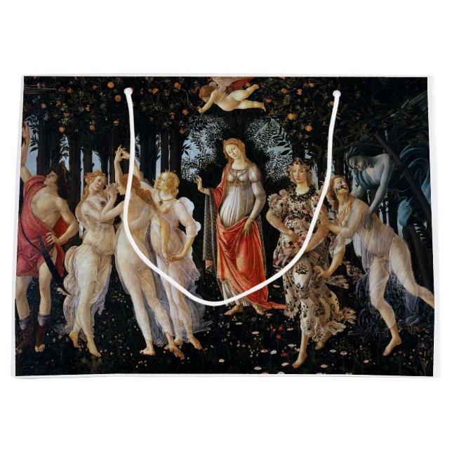 Grand Sac Cadeau Primavera, Sandro Botticelli, 1482 (Devant)