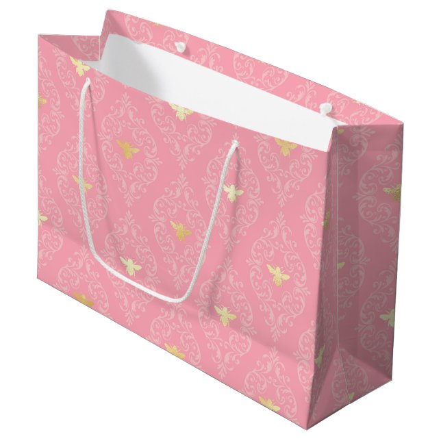 Grand Sac Cadeau Princess Bee Series Design #3 (Devant Angle)