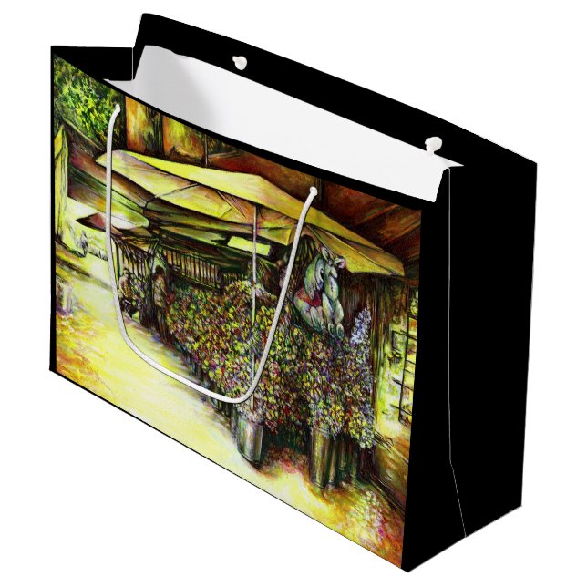 Grand Sac Cadeau Pris possession d'Optices (Devant Angle)