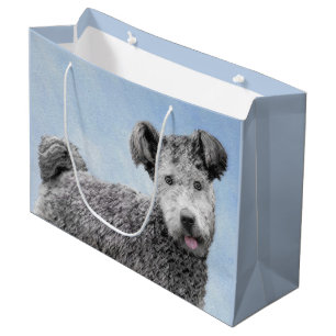 Grand Sac Cadeau Pumi Peinture - Cute Original Chien Art