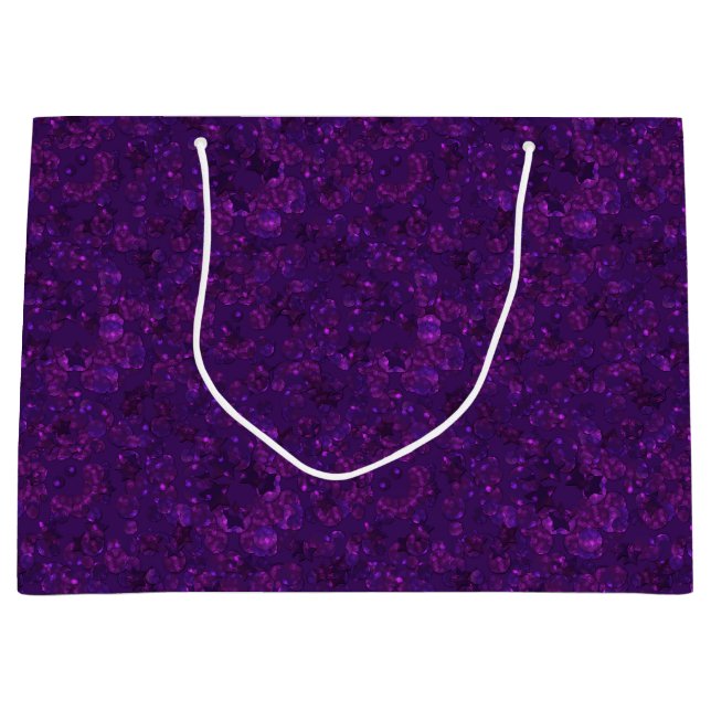 Grand Sac Cadeau Purple confeti (Devant)