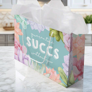 Grand Sac Cadeau Quarantine Sucre sans vous