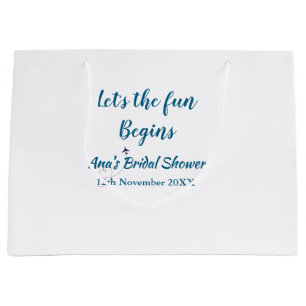 Grand Sac Cadeau que l'aventure commence enterrement de vie de jeun