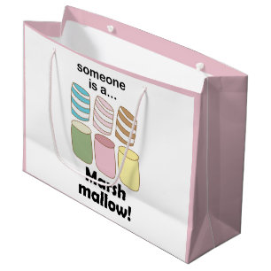 Grand Sac Cadeau Quelqu'un est une guimauve Citation drôle sur la n