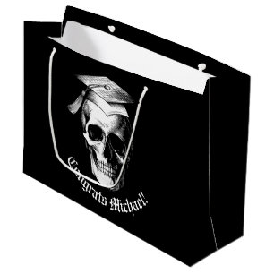 Grand Sac Cadeau Radiologie de la fête de graduation gothique du cr