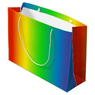 Grand Sac Cadeau Rainbows ! Montre Ton Amour !