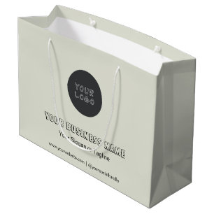 Grand Sac Cadeau Référencement minimal de marque professionnelle Pa