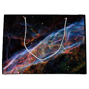 Grand Sac Cadeau Rémanents de supernova de la nébuleuse du Voile Té