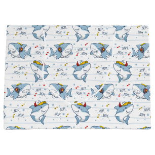 Grand Sac Cadeau Requin mignon
