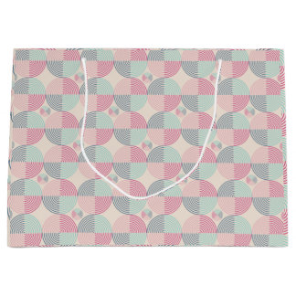 Grand Sac Cadeau Rétro spiral vibes