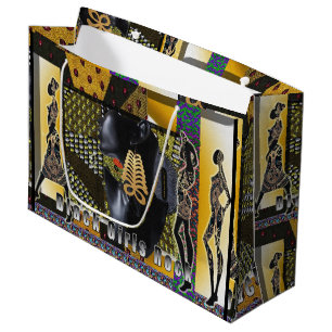 Grand Sac Cadeau Rock Black Girls