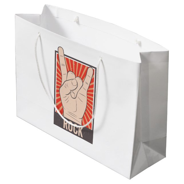 Grand Sac Cadeau Rock The Party (Dos Angle)