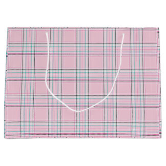 Grand sac cadeau rose pâle