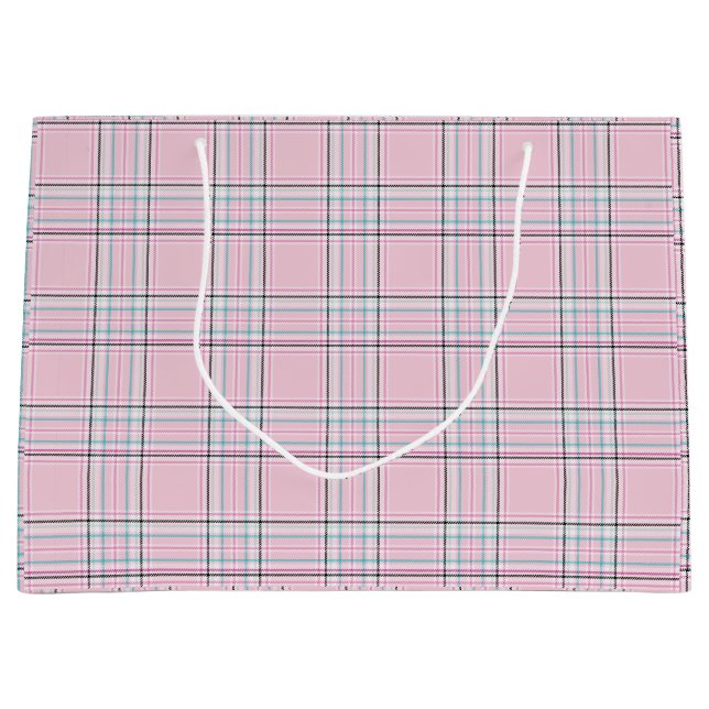 Grand sac cadeau rose pâle (Devant)