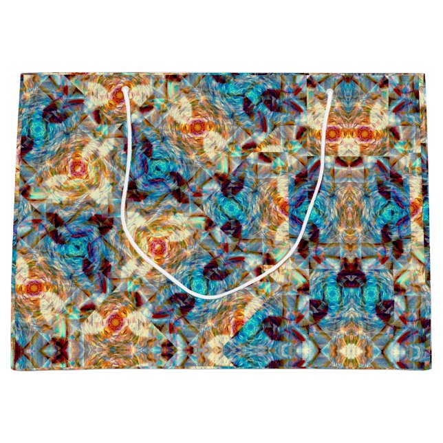 Grand Sac Cadeau Rose Prism Whirl (Devant)