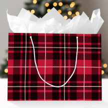 Rouge Plaid de Noël Classique de Fêtes