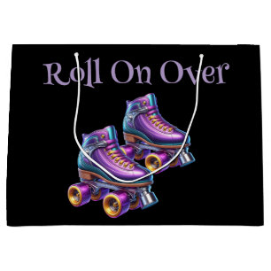 Grand Sac Cadeau Rouler sur Rollerskate fête d'anniversaire