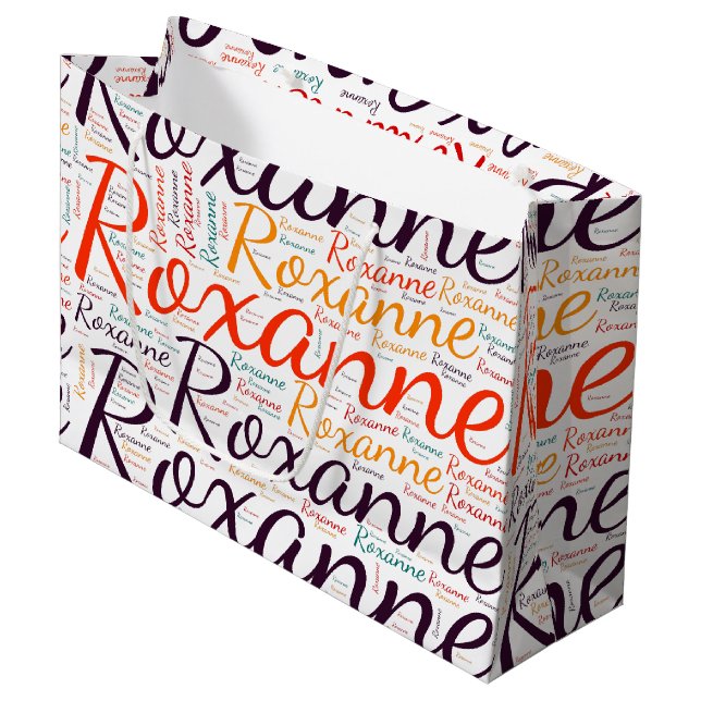 Grand Sac Cadeau Roxanne (Devant Angle)