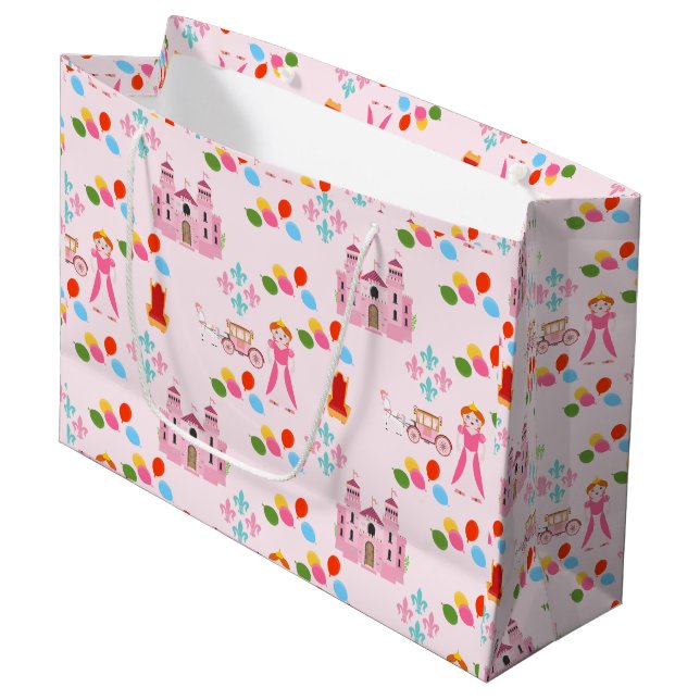 Grand Sac Cadeau Royal Princess (Devant Angle)