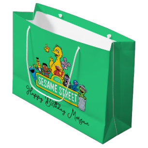 Grand Sac Cadeau Rue Sésame   Joyeux anniversaire